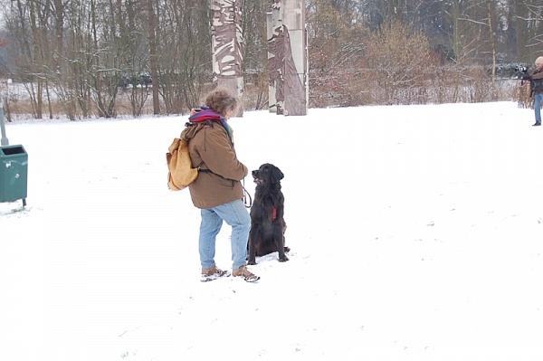 Svenja mit Lucy