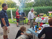 Sascha betätigte sich als Grillmeister