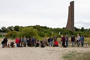 Das Gruppenfoto vor dem Ehrenmal