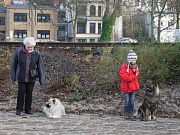 Irene mit Yelly und Hanna mit Tajo